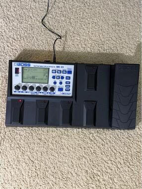 Boss ME-33 Guitar Multiple Effects Board COSM With Power Supply Tested